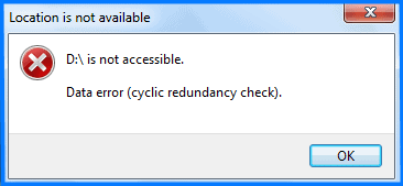 Cyclic Redundancy Check Error